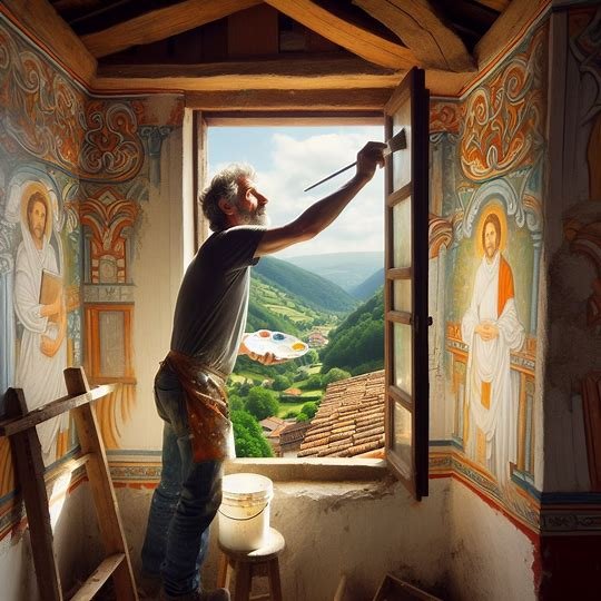 pintura decorativa en viviendas de Bembibre