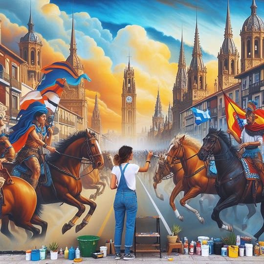 pintura de calidad para mural ponferrada